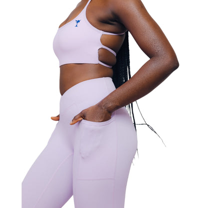 Allia Contour Set – Sculpt-Lift Fabric with Smooth Compression & Side Pocket Detail | L'enigme
