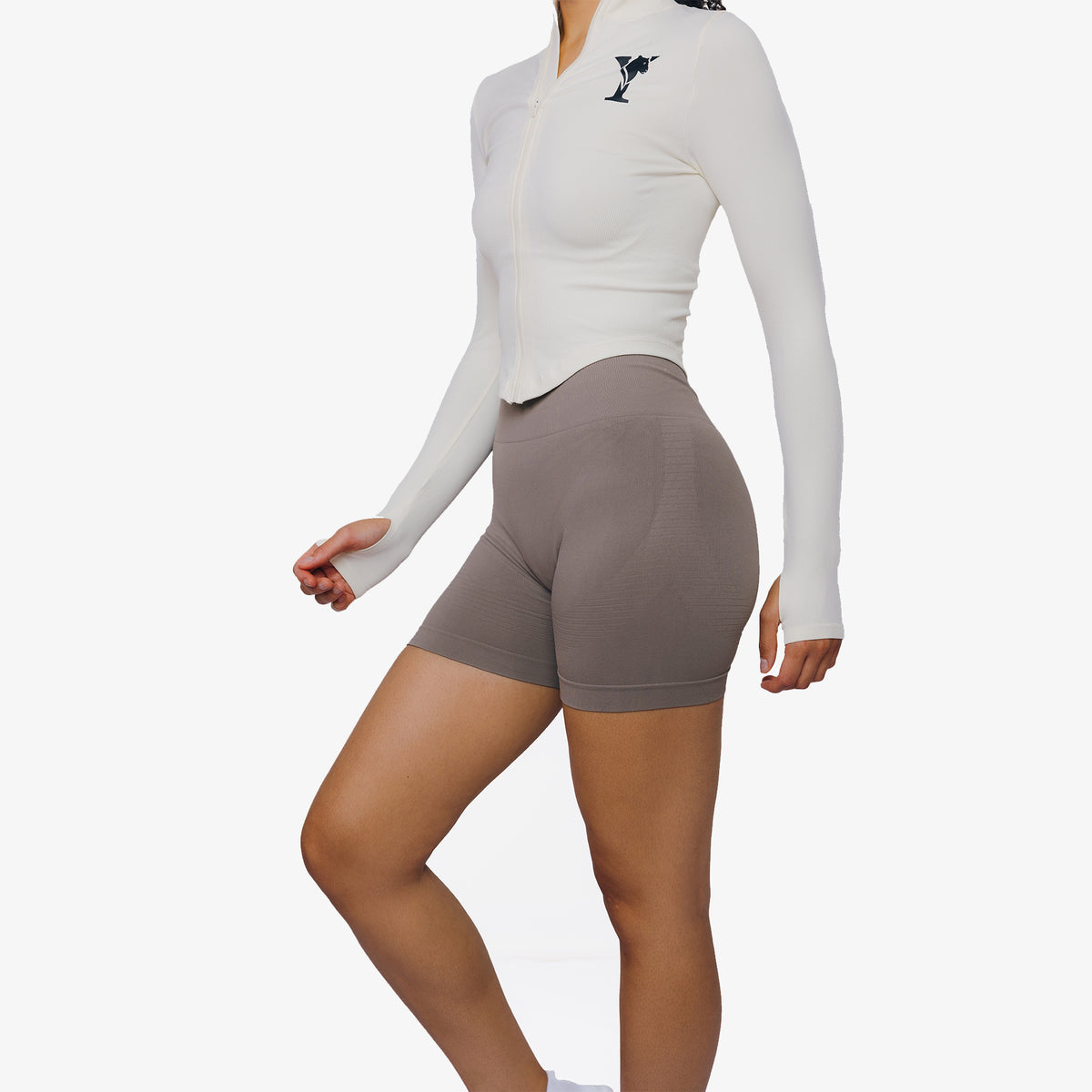 Desire Jacket – Lightweight Stretchy Zip-Up with Side Pockets & Second-Skin Breathable Fit | L'enigme