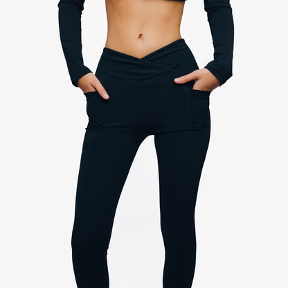 Dina Leggings – Squat-Proof High-Waisted Leggings with Core Support for Gym & Yoga | L'enigme
