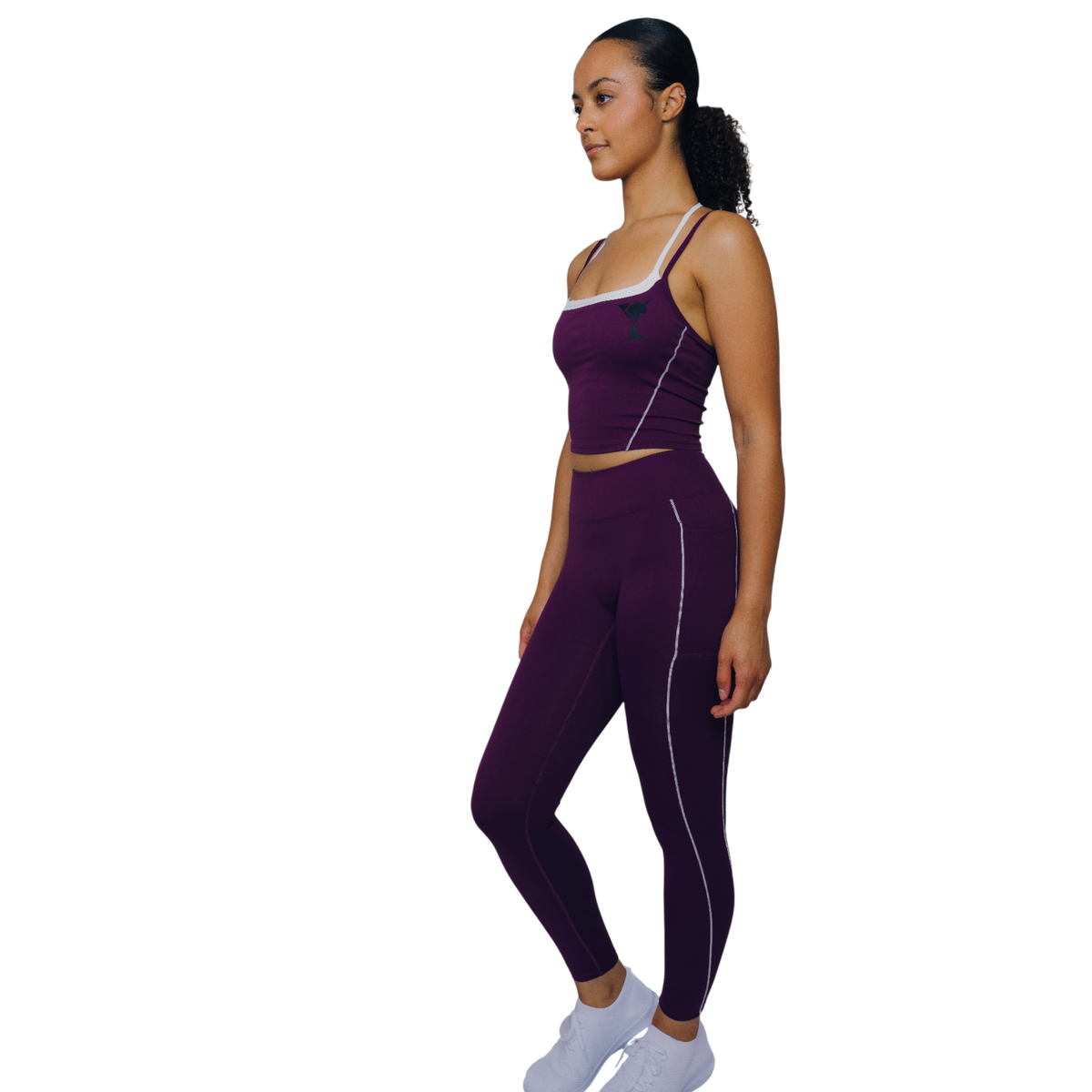 L'enigme Elena Set – Sleek Contrast Stitching, Supportive Fit for Yoga, Gym & Casual Wear