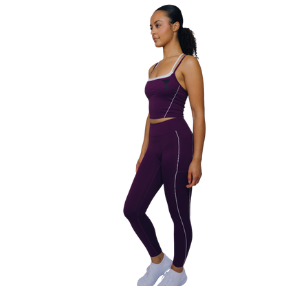 L'enigme Elena Set – Sleek Contrast Stitching, Supportive Fit for Yoga, Gym & Casual Wear