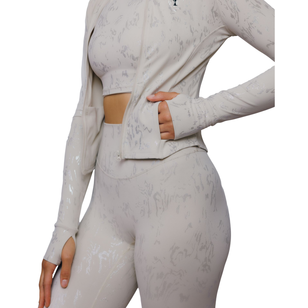 Lora Jacket – Lightweight Breathable Embossed Layer Available in Beige, Black, Blue & Brown | L'enigme
