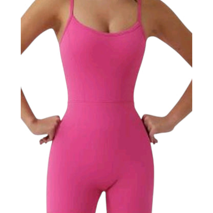 Sara Sleeveless Yoga Romper – Supportive Stretch Fabric with Gentle Compression & Flattering Fit | L'enigme