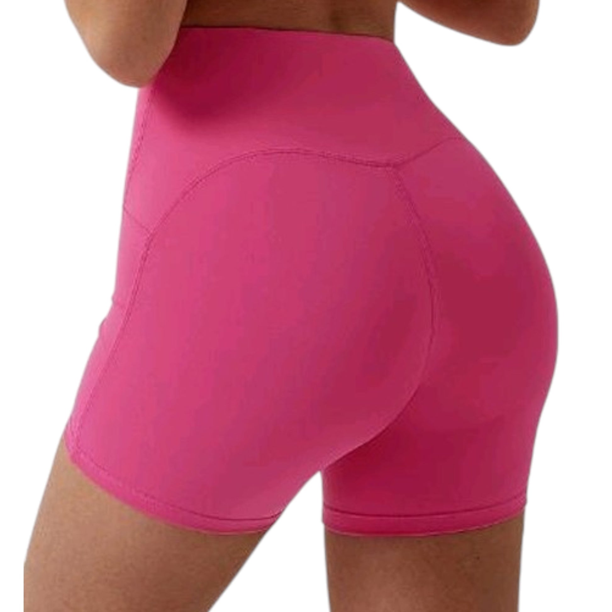 Pamela Bike Shorts – Seamless High-Waist Sculpting Shorts, side view